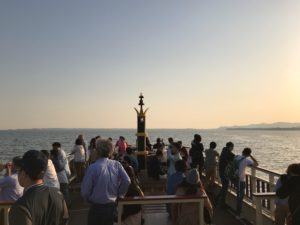 浜名湖遊覧船、サンセット便