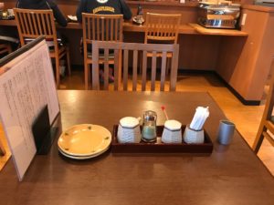 ぬきうどん佐和、店内