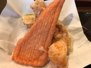 ぬきうどん佐和、天ぷら